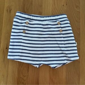 Sergent Major Striped Knit Shorts